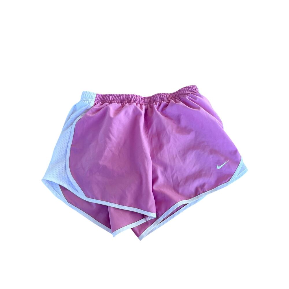 Nike Dri-FIT Tempo Running Shorts - Pink & White, L